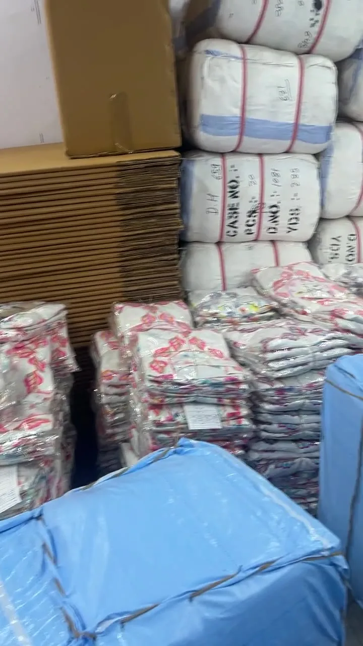 Bales and cartons ready for dispatch